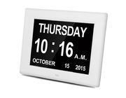Αμερικανική διάρκεια ζωής, νεώτερο ενημερωμένο έκδοση μνήμης ρολόι ημερολογιακής ημέρας απώλειας ψηφιακό με τους κύκλους ημέρας &amp; το στήριγμα μπαταριών (άσπρους)