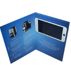 Free Sample Limited 4,3 ίντσας 1GB επιδέξιο CMYK τηλεοπτικό φυλλάδιο καρτών πρόσκλησης εκτύπωσης τηλεοπτικό με την λι-μπαταρία 1000mah