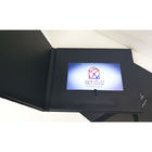 Το βίντεο στο φάκελλο PU προωθητικό LCD 10,1 ίντσας τηλεοπτικό τηλεοπτικό βιβλίο οθόνης LCD φυλλάδιων με την κάλυψη δέρματος για την επιχείρηση προσκαλεί