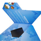 Hexagon βίντεο συνήθειας στο φυλλάδιο φακέλλων, τηλεοπτική επαναφορτιζόμενη μπαταρία καρτών πρόσκλησης