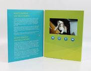 Τηλεοπτικό βιβλιάριο δειγμάτων TFT VIF το ελεύθερο για την πρόσκληση CMYK η τηλεοπτική ευχετήρια κάρτα φυλλάδιων LCD για το άνοιγμα veremonies