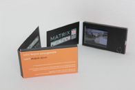 προσαρμοσμένες τηλεοπτικές επαγγελματικές κάρτες LCD με τη σκληρή κάλυψη, A4/A5 μέγεθος