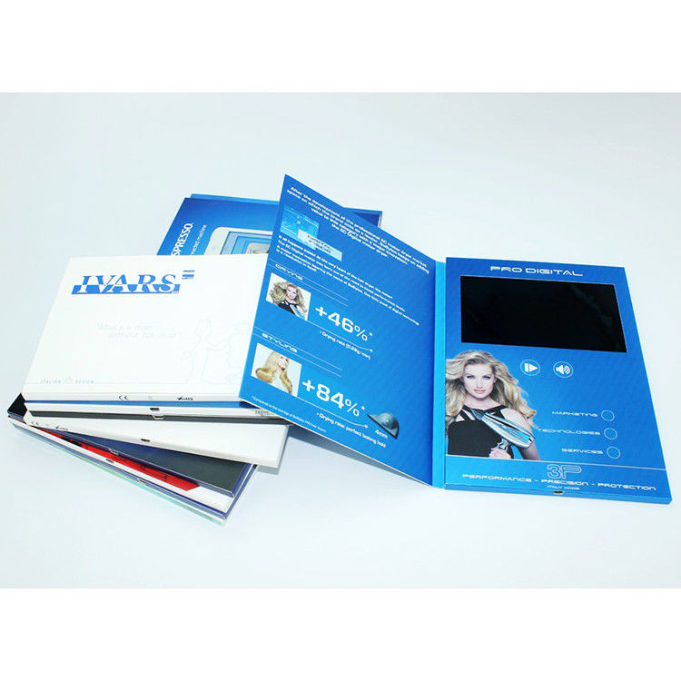 VIF 2018 προώθησης τηλεοπτικό φυλλάδιο 7 ίντσα 512M Customimed LCD καρτών βιβλίων χαιρετισμού δώρων τηλεοπτικό για την επιχείρηση