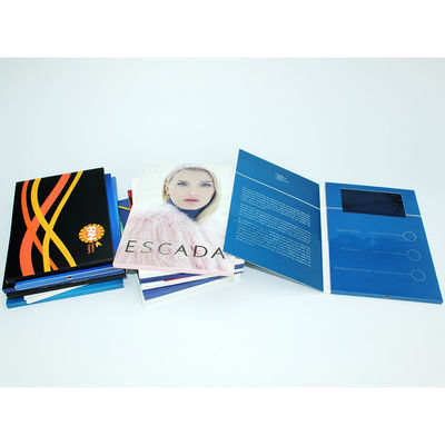 VIF Free Sample  Hard Cover Digital 7 inch HD LCD  screen Video Brochure For invitation advertising