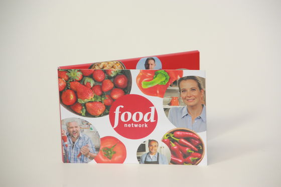 LCD Touch Sreen Video In Folder CMYK Full Color Printing For Wedding Invitation